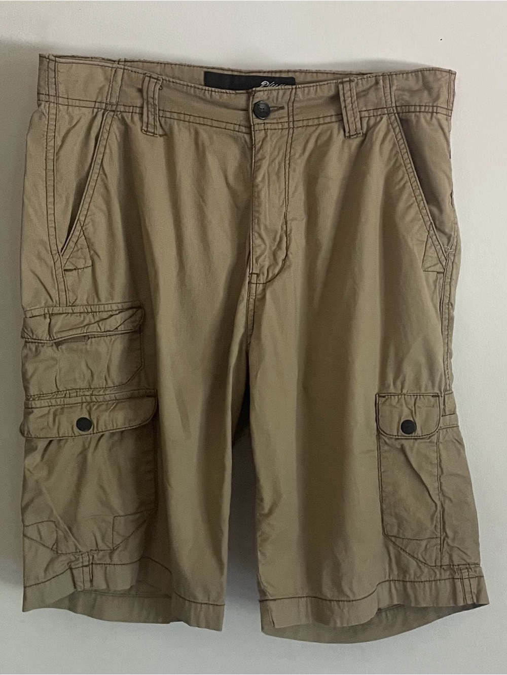 Plugg Men's Cargo Shorts - Khaki